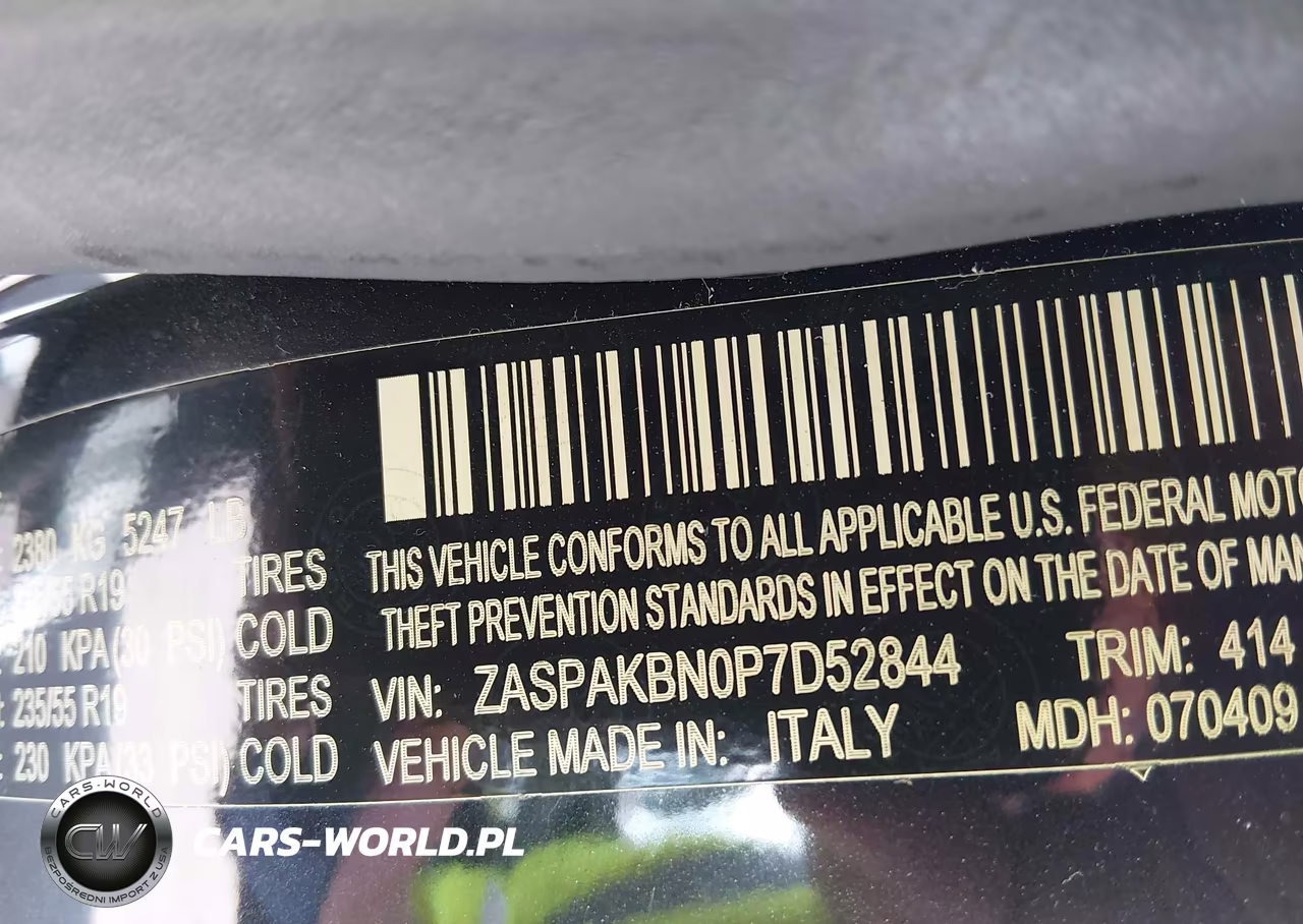 2023 Alfa Romeo Stelvio Ti Awd VIN:ZASPAKBN0P7D52844 - 9