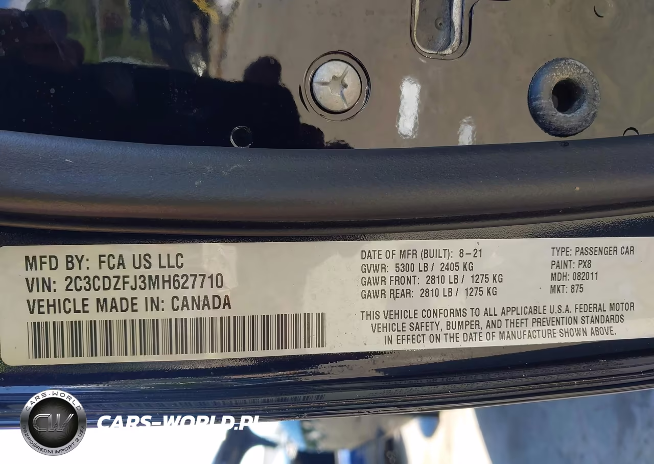2021 Dodge Challenger R-T Scat Pack VIN:2C3CDZFJ3MH627710 - 9