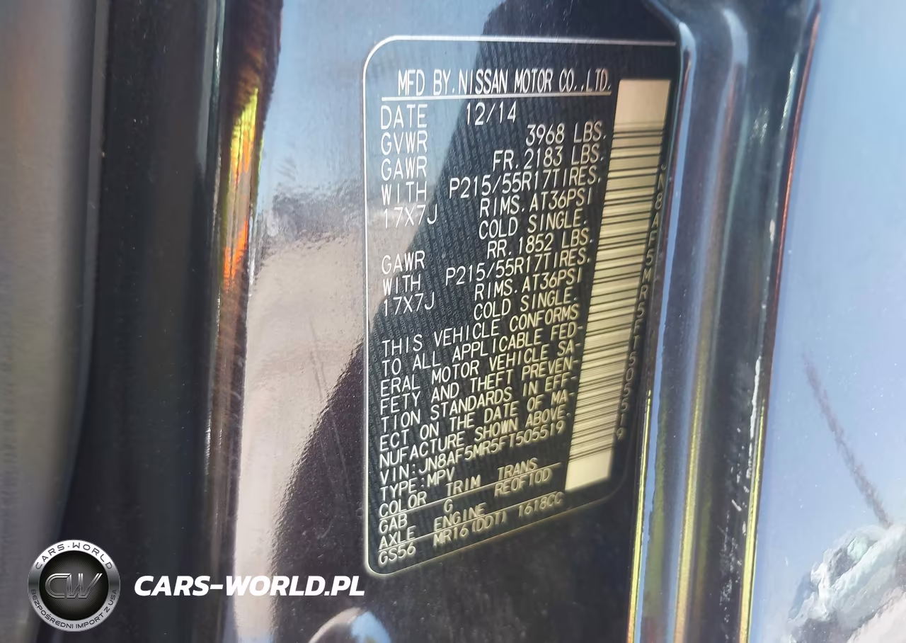 2015 Nissan Juke S VIN:JN8AF5MR5FT505519 - 9