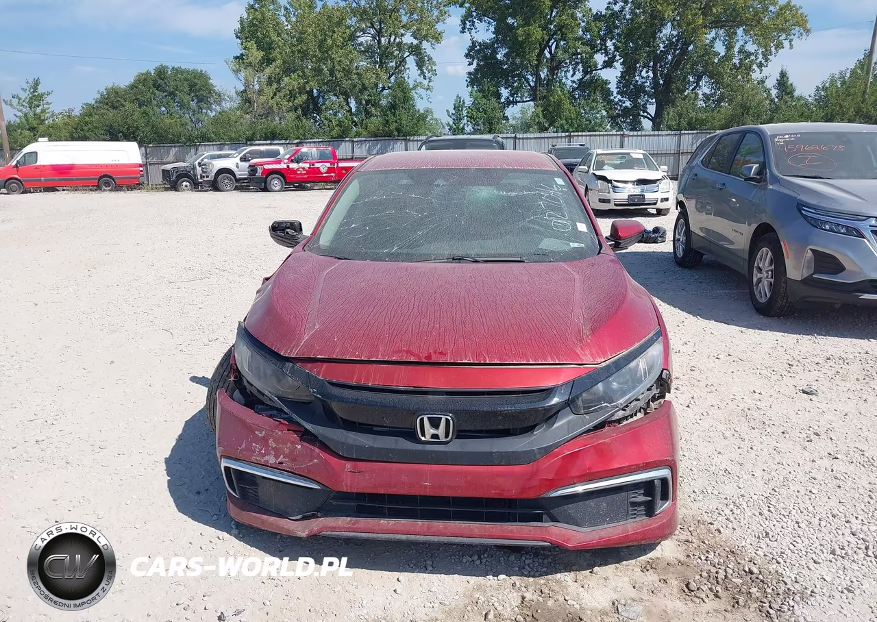 2020 Honda Civic Lx VIN:19XFC2F68LE027046 - 12
