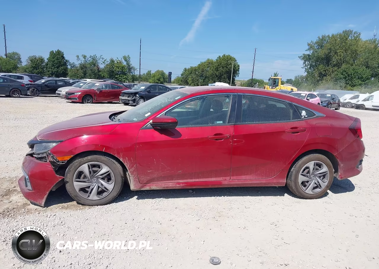 2020 Honda Civic Lx VIN:19XFC2F68LE027046 - 14