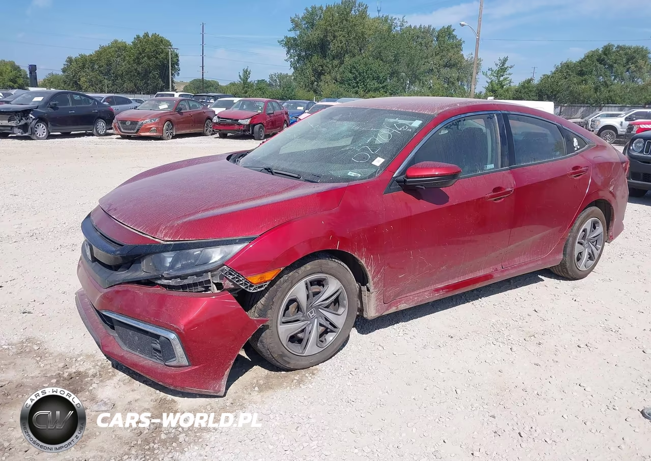 2020 Honda Civic Lx VIN:19XFC2F68LE027046 - 2
