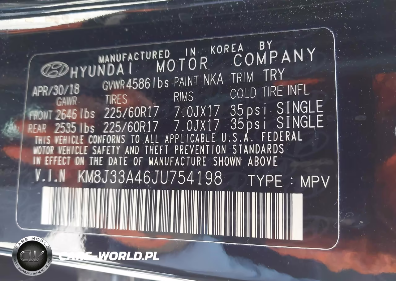 2018 Hyundai Tucson Sel VIN:KM8J33A46JU754198 - 9