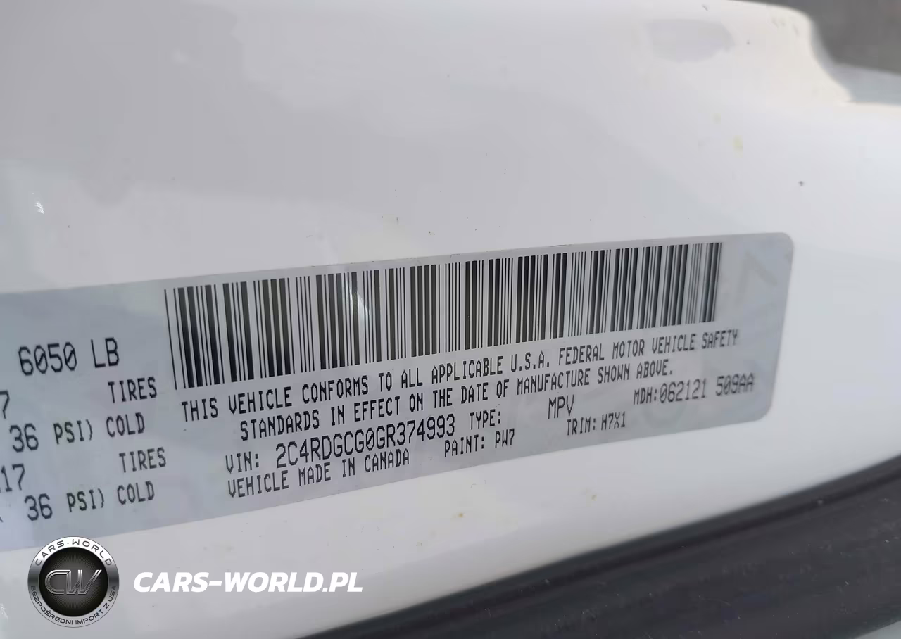 2016 Dodge Grand Caravan Sxt VIN:2C4RDGCG0GR374993 - 9