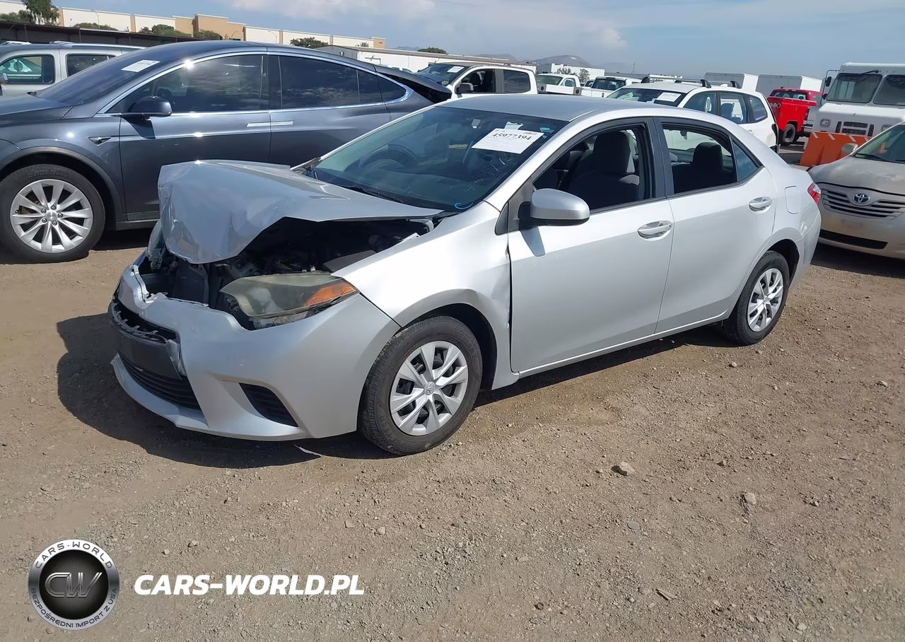 2015 Toyota Corolla L VIN:5YFBURHE9FP307764 - 2