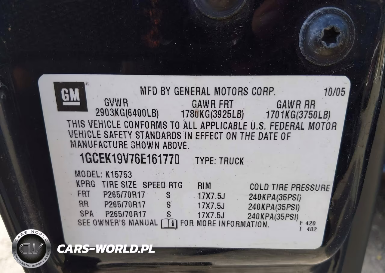 2006 Chevrolet Silverado 1500 Lt1 VIN:1GCEK19V76E161770 - 9