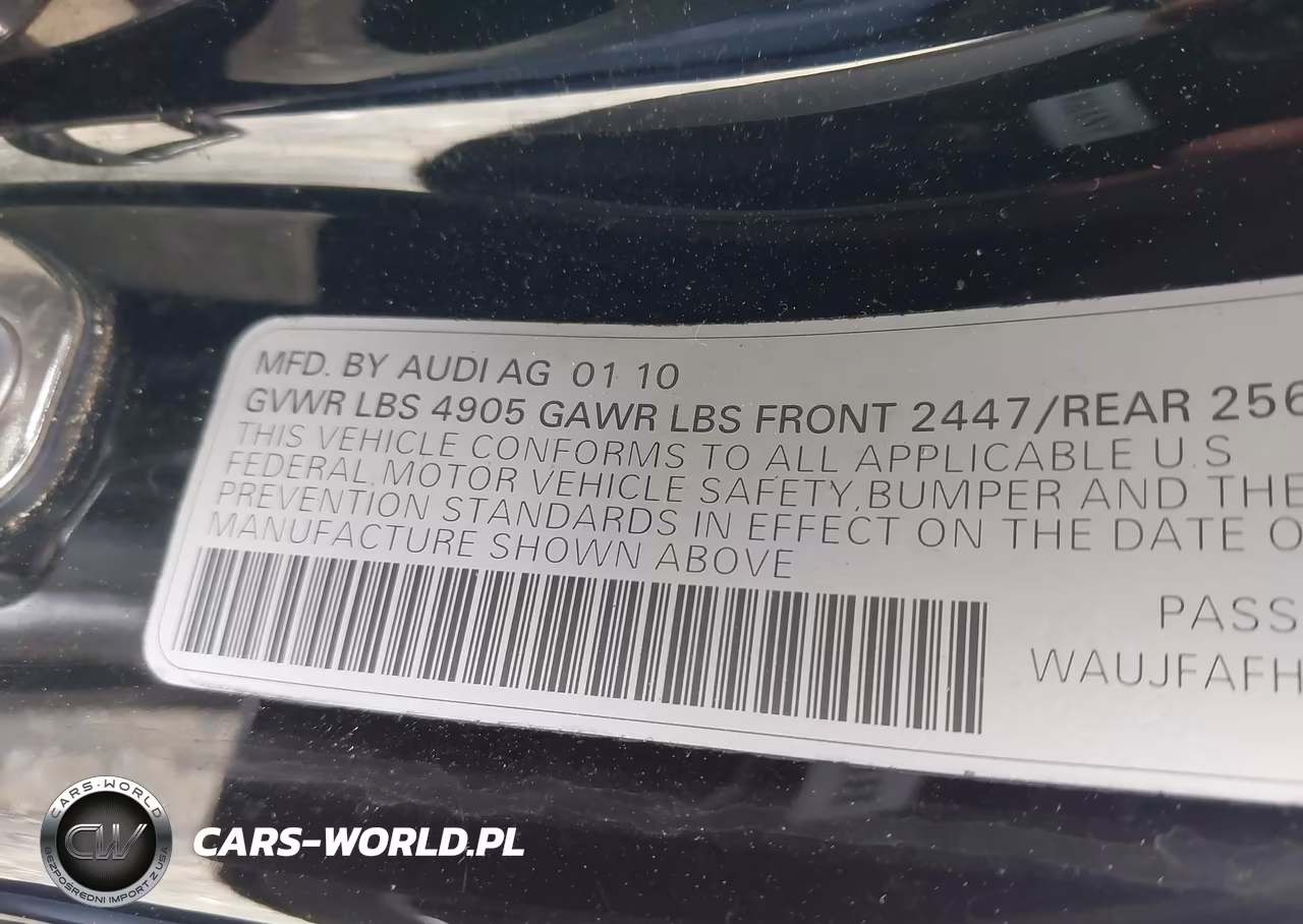 2010 Audi A5 2.0T Premium VIN:WAUJFAFHXAN017198 - 9