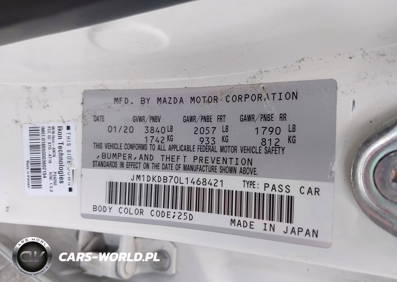 2020 Mazda Cx-3 Sport VIN:JM1DKDB70L1468421 - 9