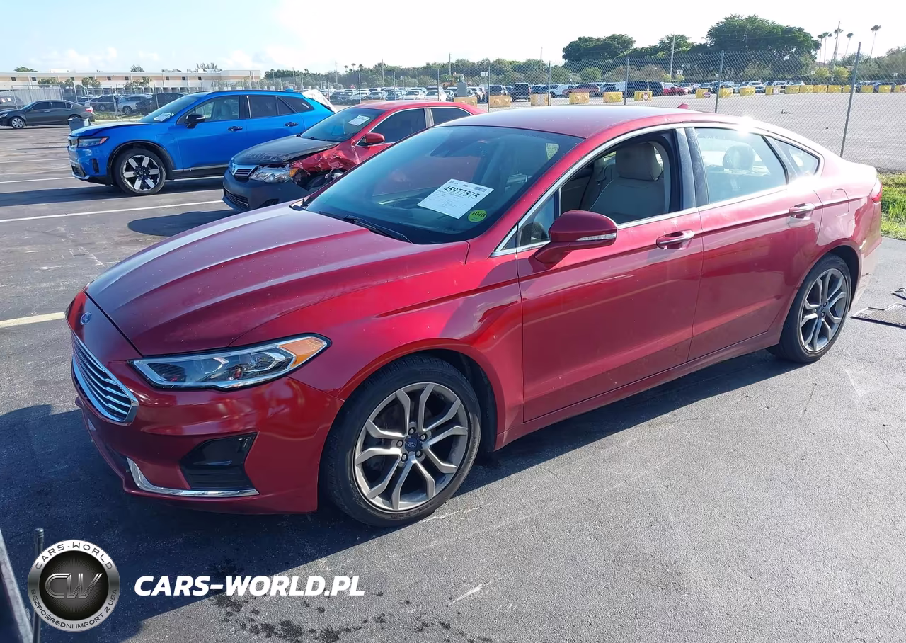 2019 Ford Fusion Sel VIN:3FA6P0CD4KR224708 - 2