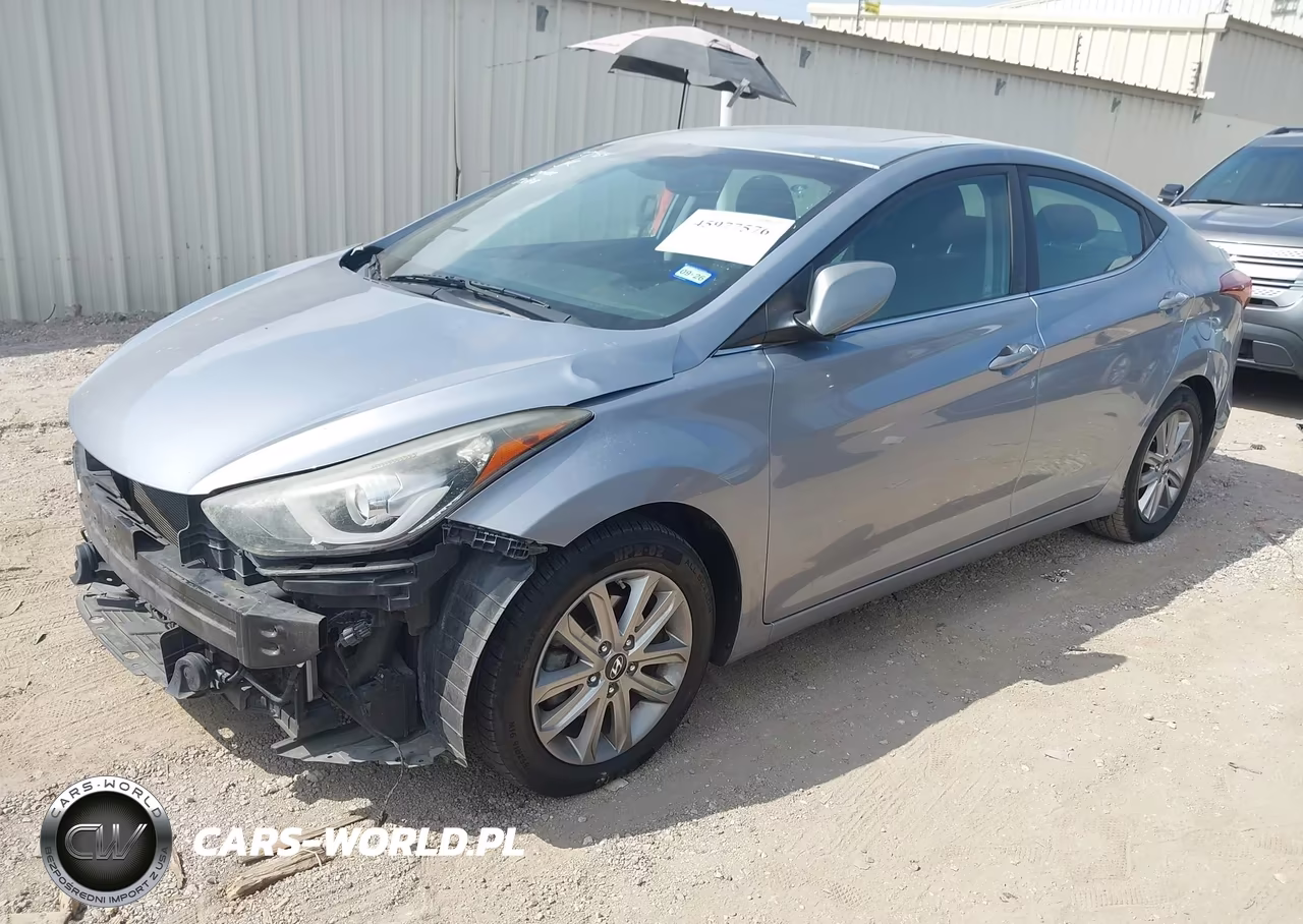 2015 Hyundai Elantra Se VIN:5NPDH4AE7FH611845 - 2