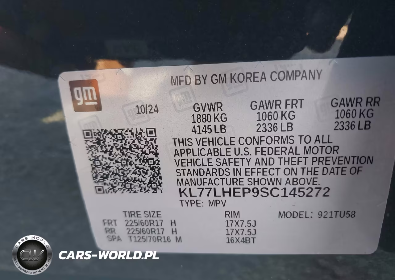 2025 Chevrolet Trax Fwd Lt VIN:KL77LHEP9SC145272 - 9