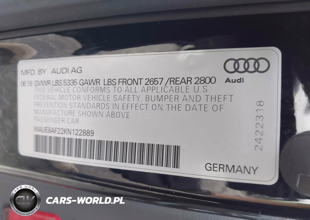 2019 Audi A6 45 Premium VIN:WAUE8AF22KN122889 - 9