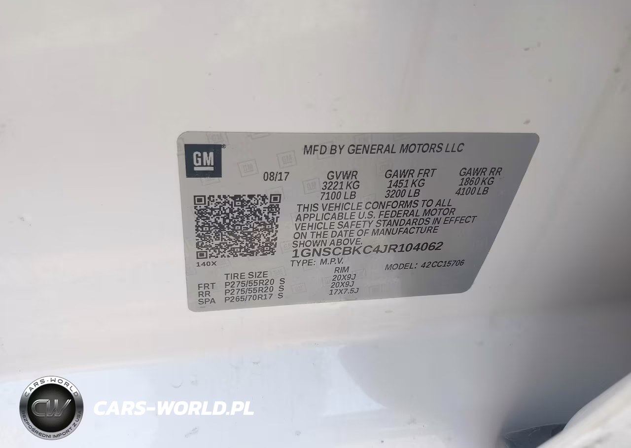 2018 Chevrolet Tahoe Lt VIN:1GNSCBKC4JR104062 - 9