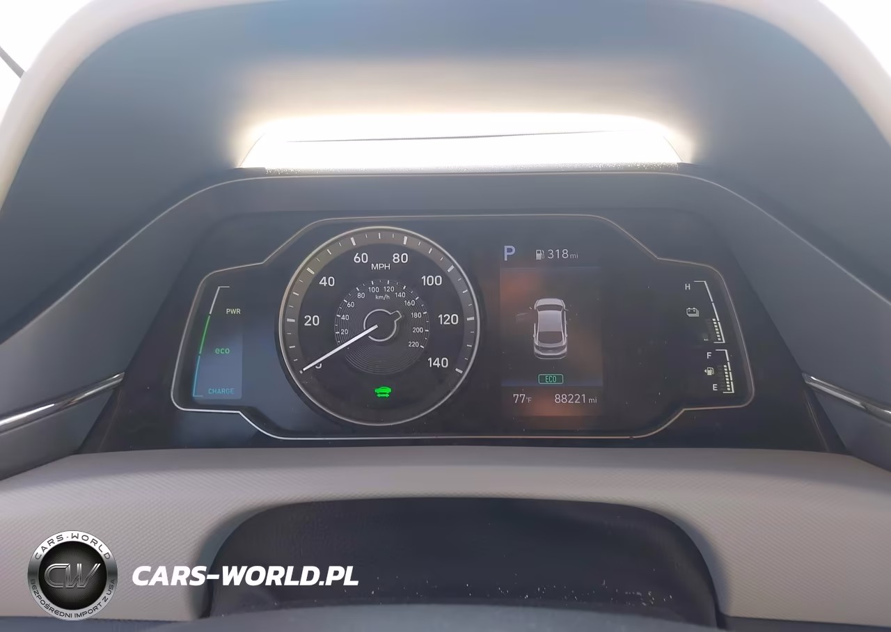 2020 Hyundai Ioniq Hybrid Blue VIN:KMHC65LCXLU233018 - 7