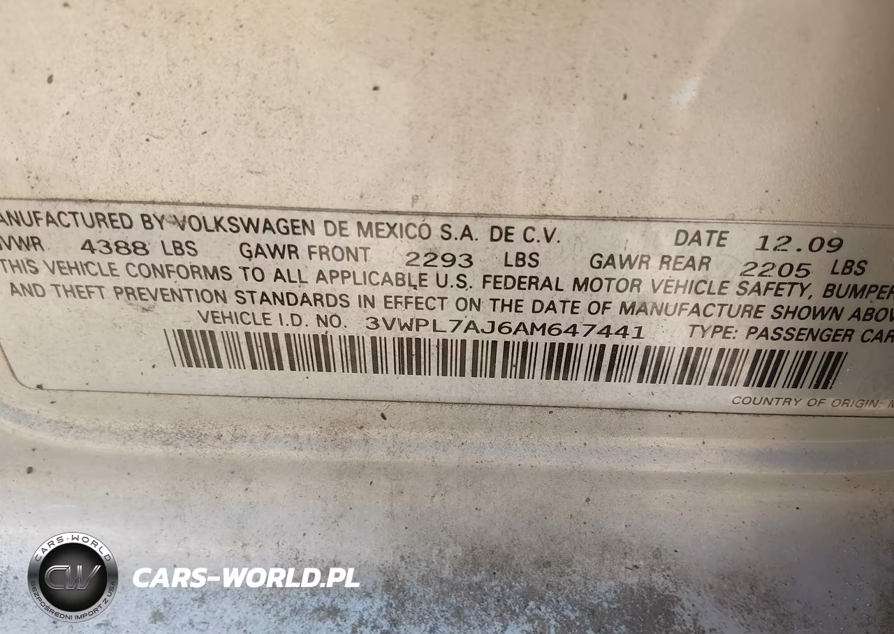 2010 Volkswagen Jetta Tdi VIN:3VWPL7AJ6AM647441 - 9