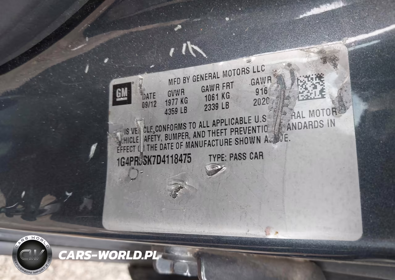 2013 Buick Verano Convenience Group VIN:1G4PR5SK7D4118475 - 9