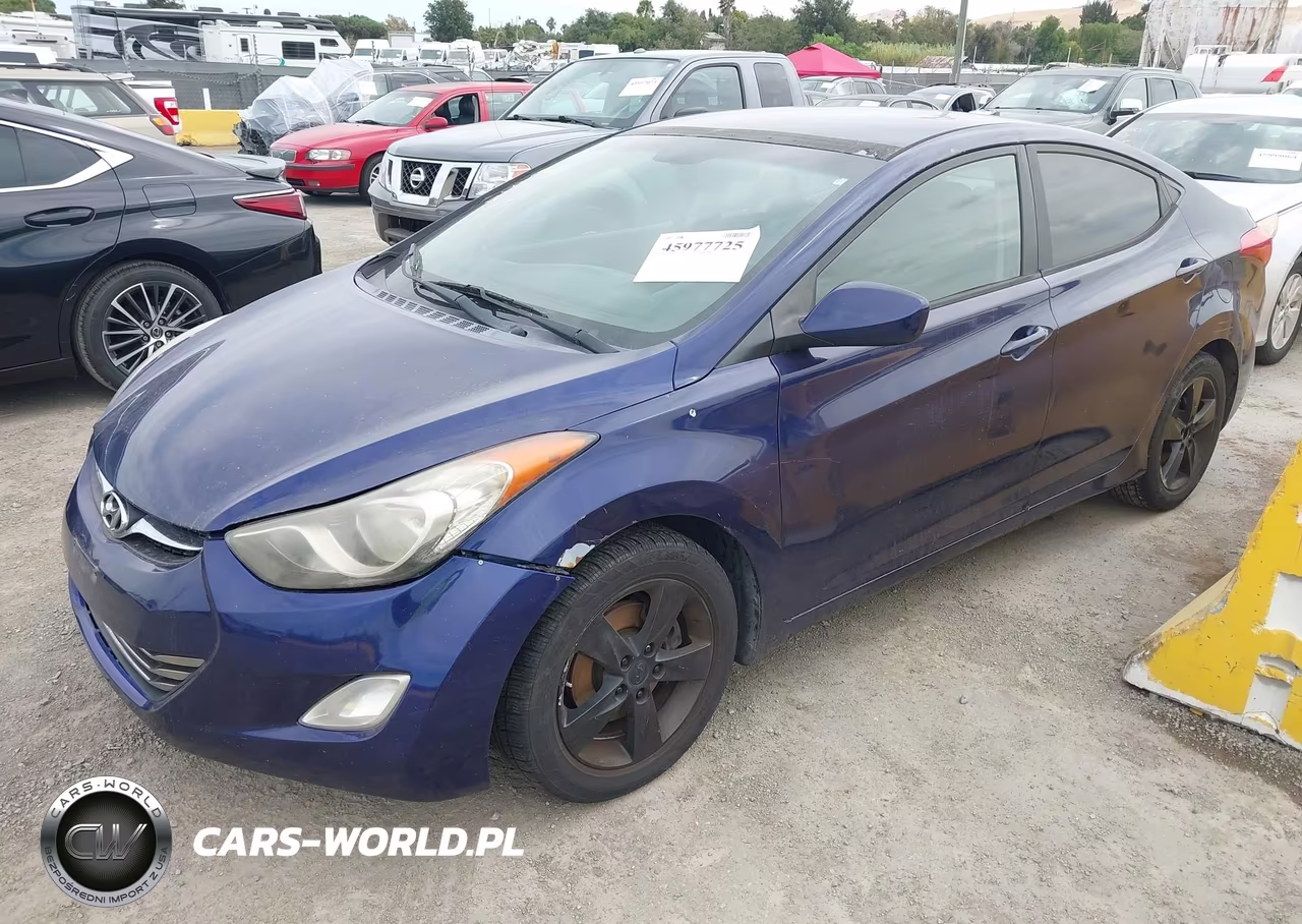 2012 Hyundai Elantra Gls VIN:5NPDH4AE2CH095163 - 2