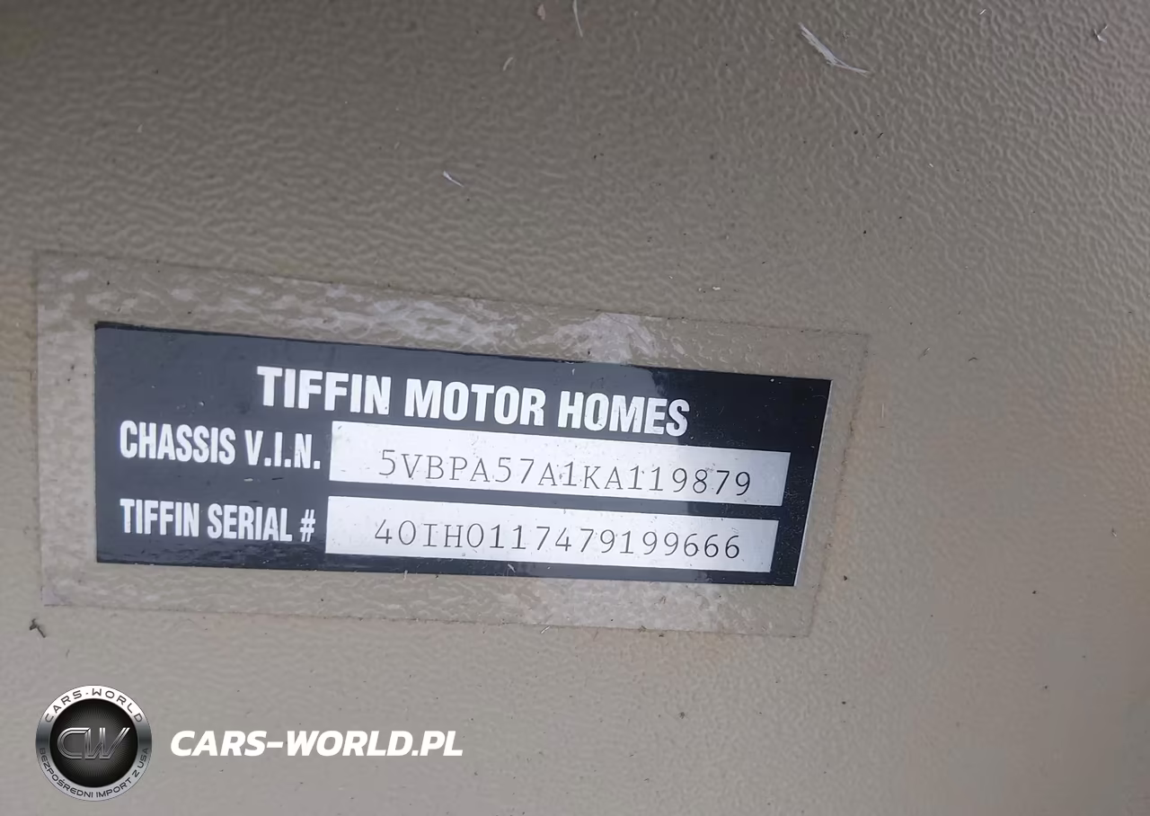 2019 Tiffin Motorhomes Inc Phaeton VIN:5VBPA57A1KA119879 - 9