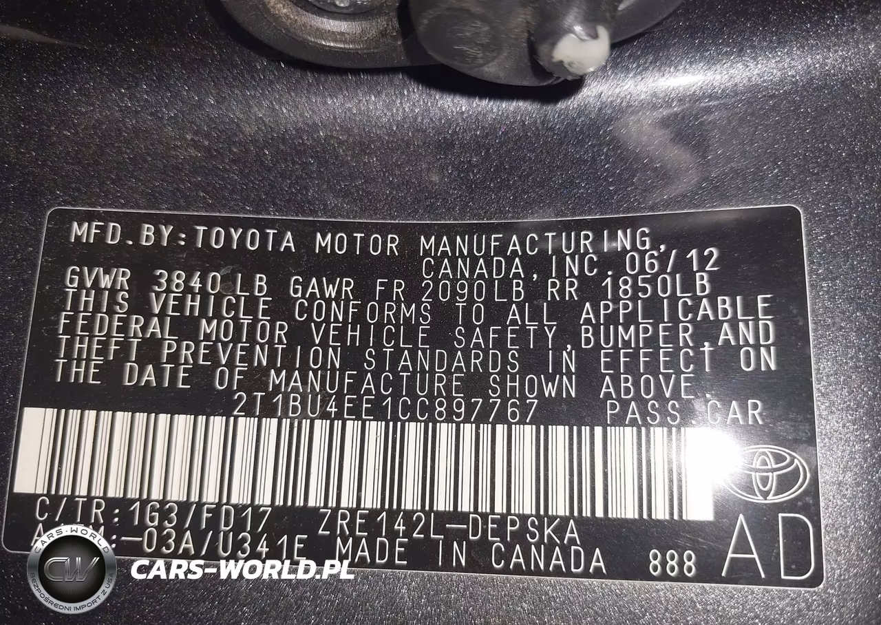 2012 Toyota Corolla S VIN:2T1BU4EE1CC897767 - 9