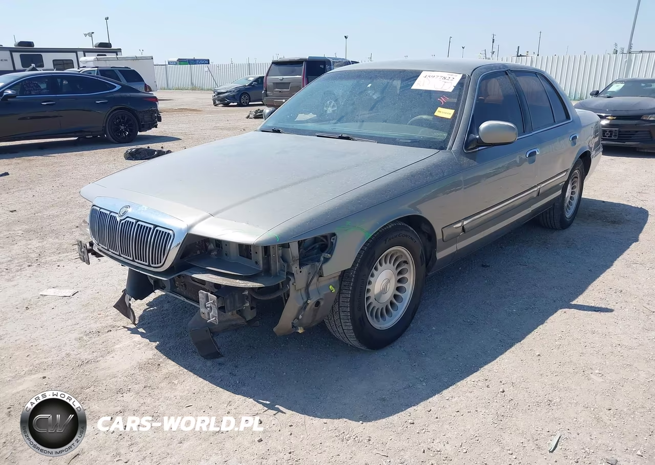 2000 Mercury Grand Marquis Gs VIN:2MEFM74W4YX667039 - 2