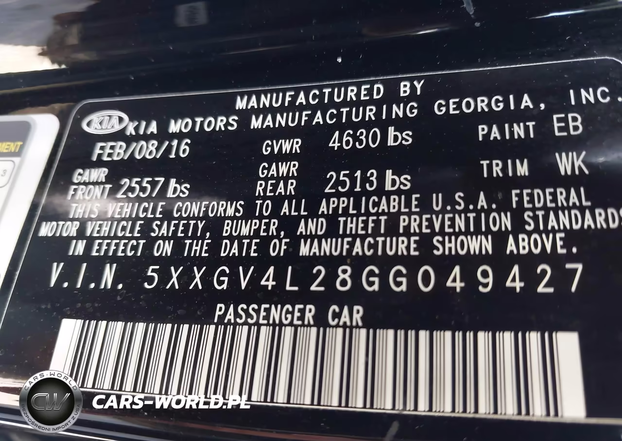 2016 Kia Optima Sxl Turbo VIN:5XXGV4L28GG049427 - 9
