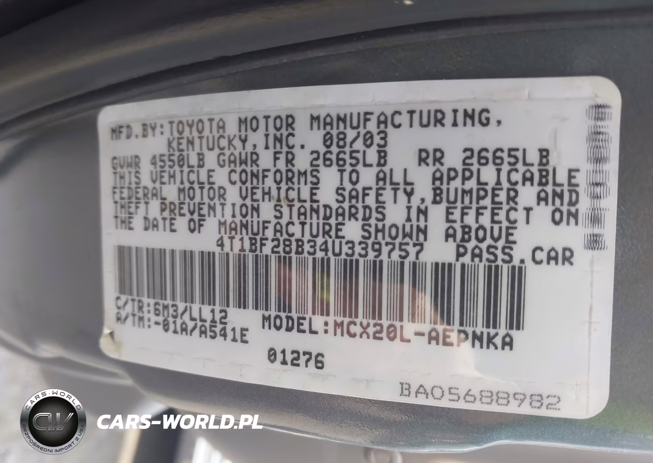 2004 Toyota Avalon Xl-Xls VIN:4T1BF28B34U339757 - 9