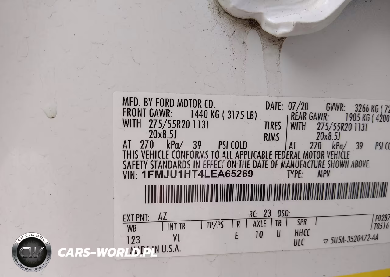 2020 Ford Expedition Xlt VIN:1FMJU1HT4LEA65269 - 9