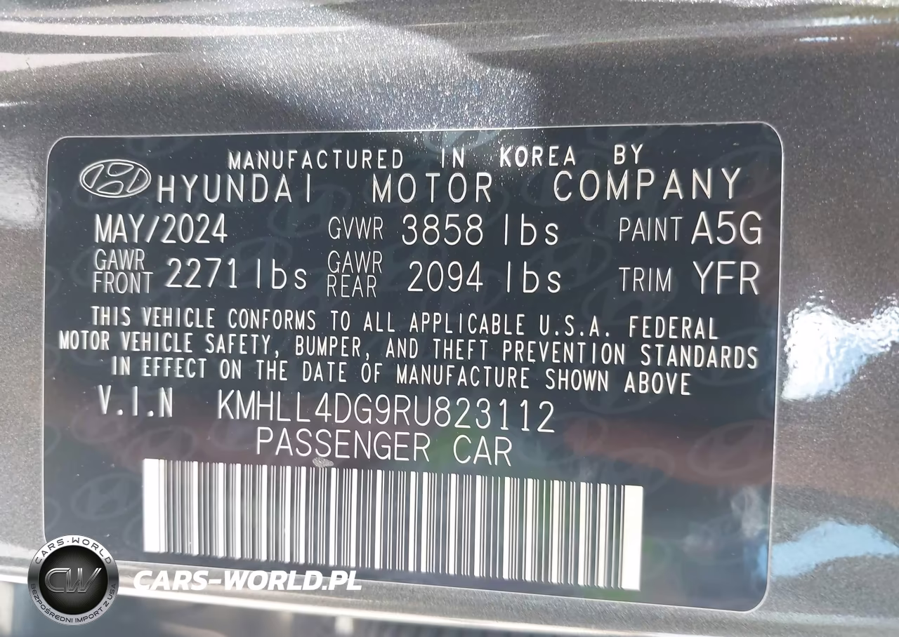 2024 Hyundai Elantra Se VIN:KMHLL4DG9RU823112 - 9