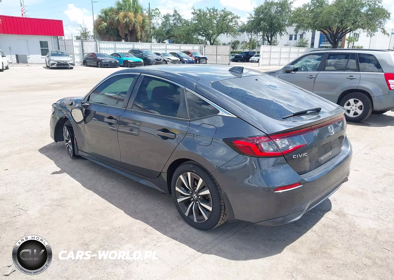 2022 Honda Civic Ex-L VIN:19XFL1H78NE008824 - 3