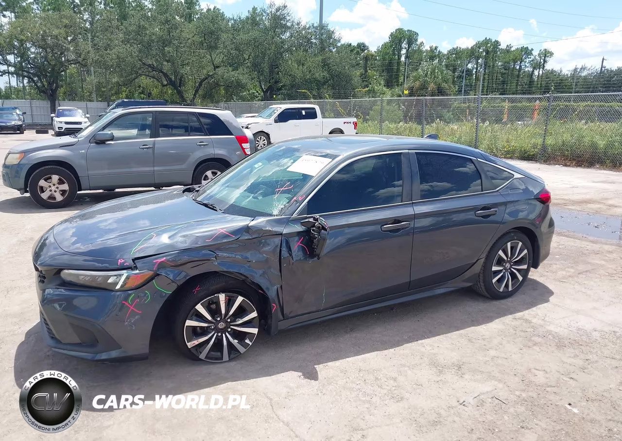 2022 Honda Civic Ex-L VIN:19XFL1H78NE008824 - 6