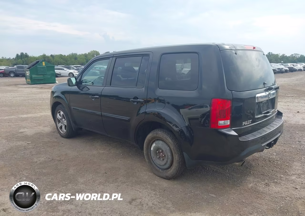 2014 Honda Pilot Ex-L VIN:5FNYF4H57EB051190 - 3