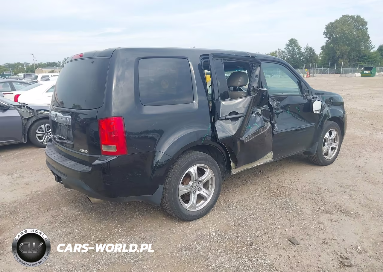 2014 Honda Pilot Ex-L VIN:5FNYF4H57EB051190 - 4