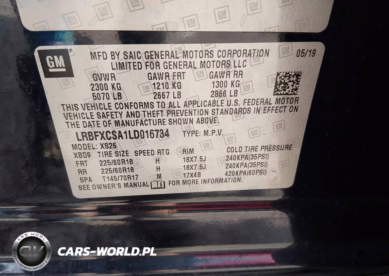 2020 Buick Envision Fwd Essence VIN:LRBFXCSA1LD016734 - 9