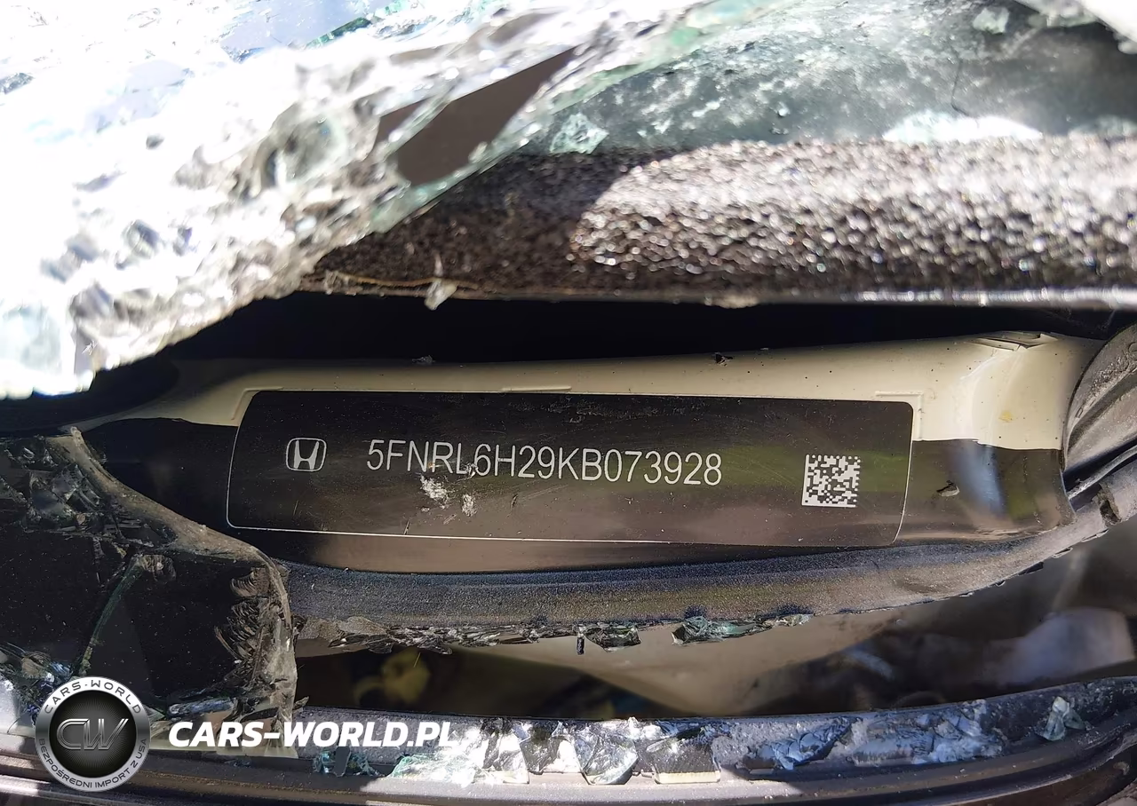 2019 Honda Odyssey Lx VIN:5FNRL6H29KB073928 - 9