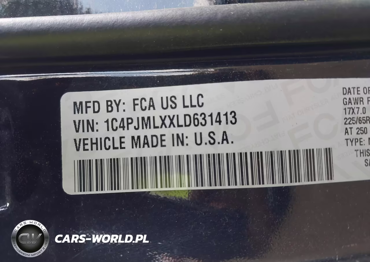 2020 Jeep Cherokee Latitude Lux 4X4 VIN:1C4PJMLXXLD631413 - 9