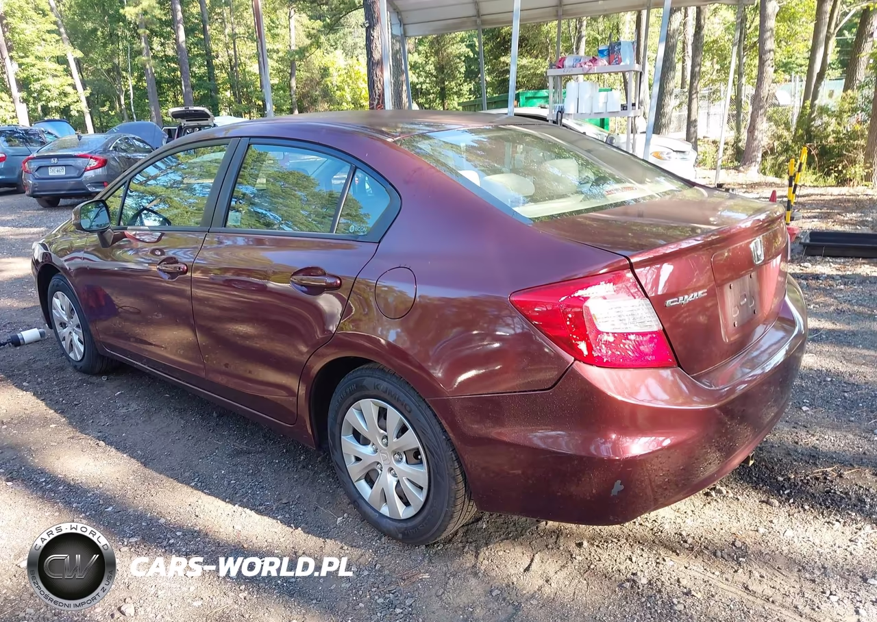 2012 Honda Civic Lx VIN:JHMFB2F57CS003603 - 3