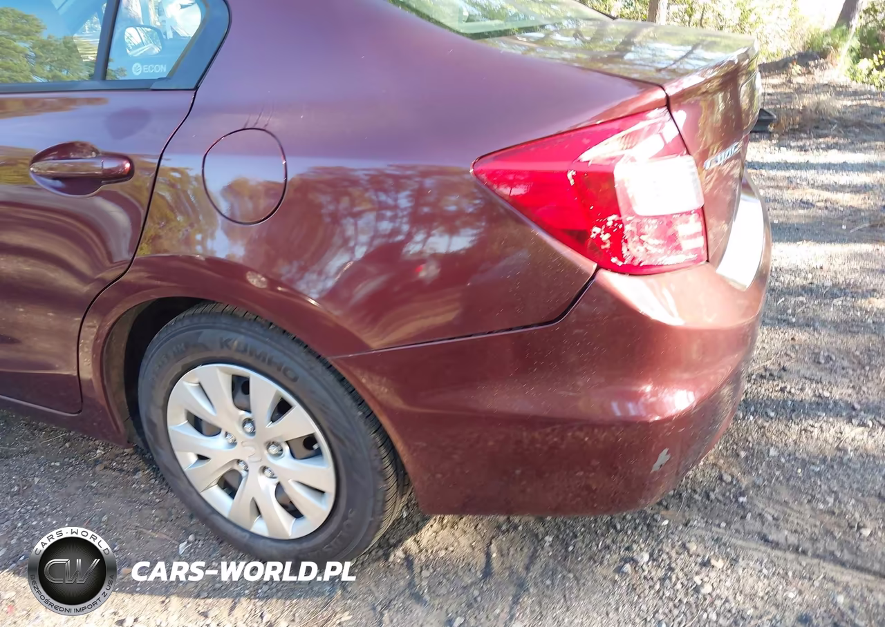 2012 Honda Civic Lx VIN:JHMFB2F57CS003603 - 6