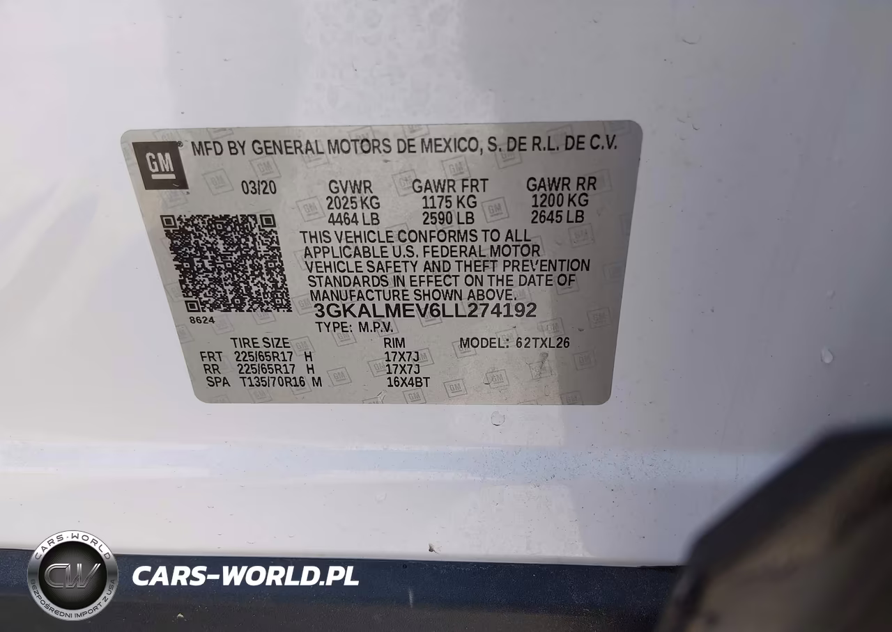 2020 GMC Terrain Fwd Sle VIN:3GKALMEV6LL274192 - 9