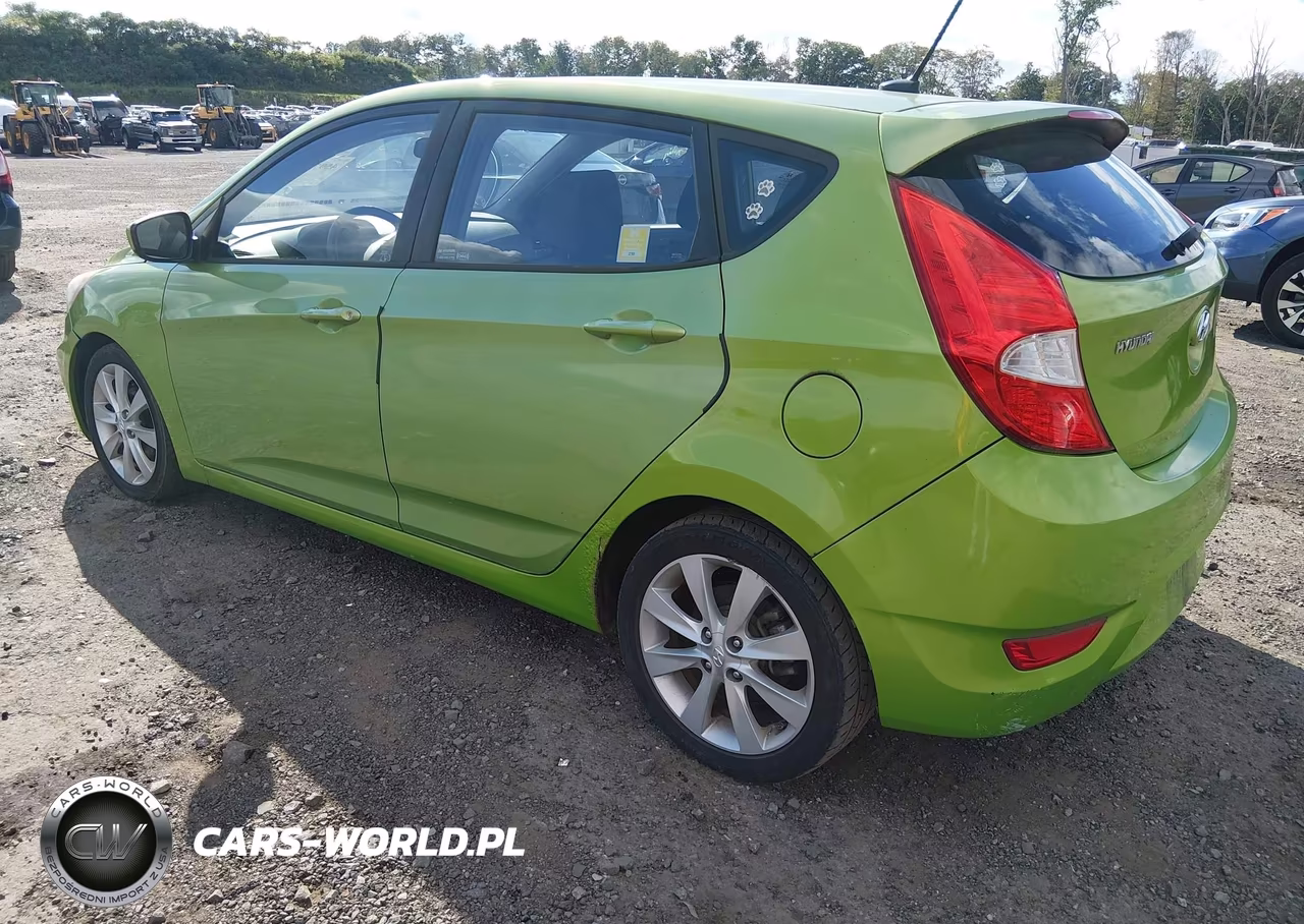 2012 Hyundai Accent Se VIN:KMHCU5AE1CU013129 - 3