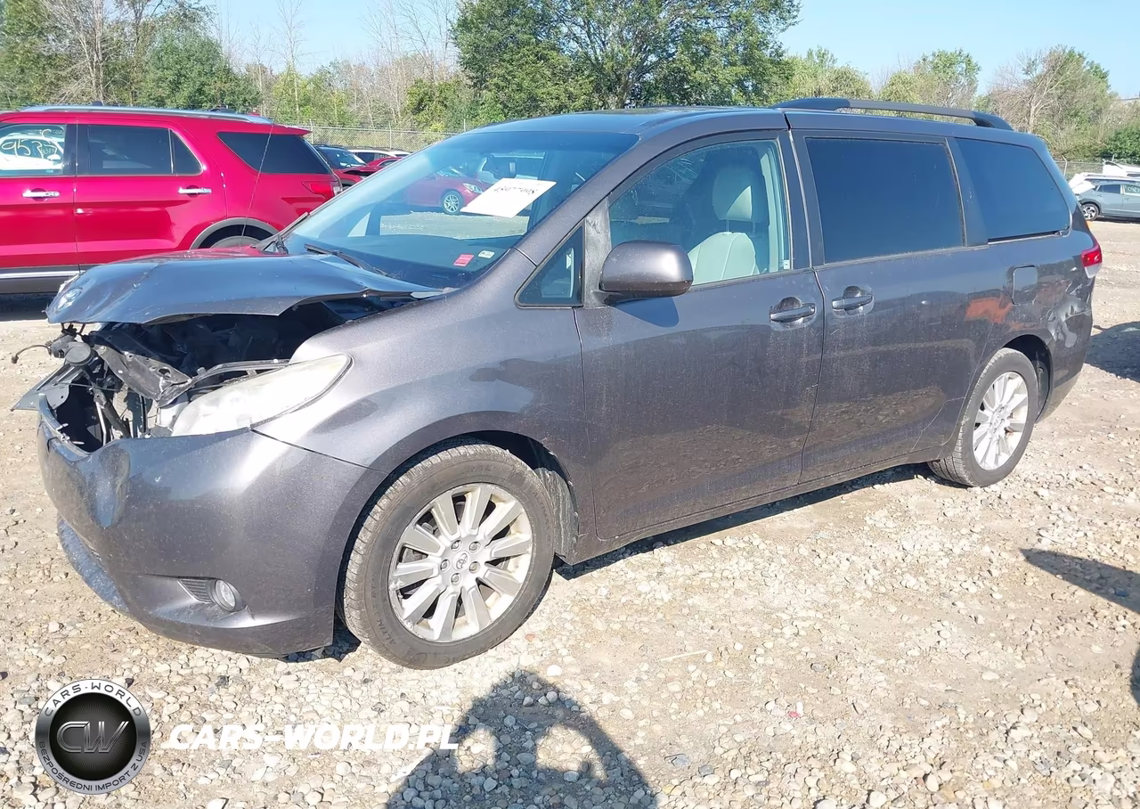 2012 Toyota Sienna Xle 7 Passenger VIN:5TDDK3DCXCS039407 - 2