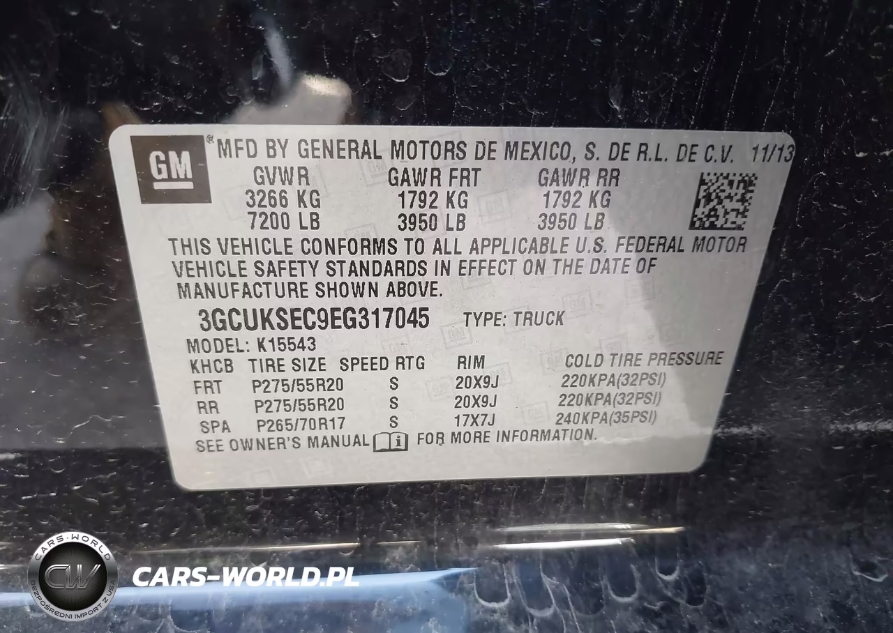 2014 Chevrolet Silverado 1500 Ltz VIN:3GCUKSEC9EG317045 - 9