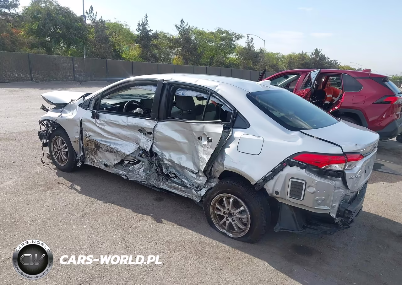 2022 Toyota Corolla Hybrid Le VIN:JTDEAMDE1NJ040976 - 3