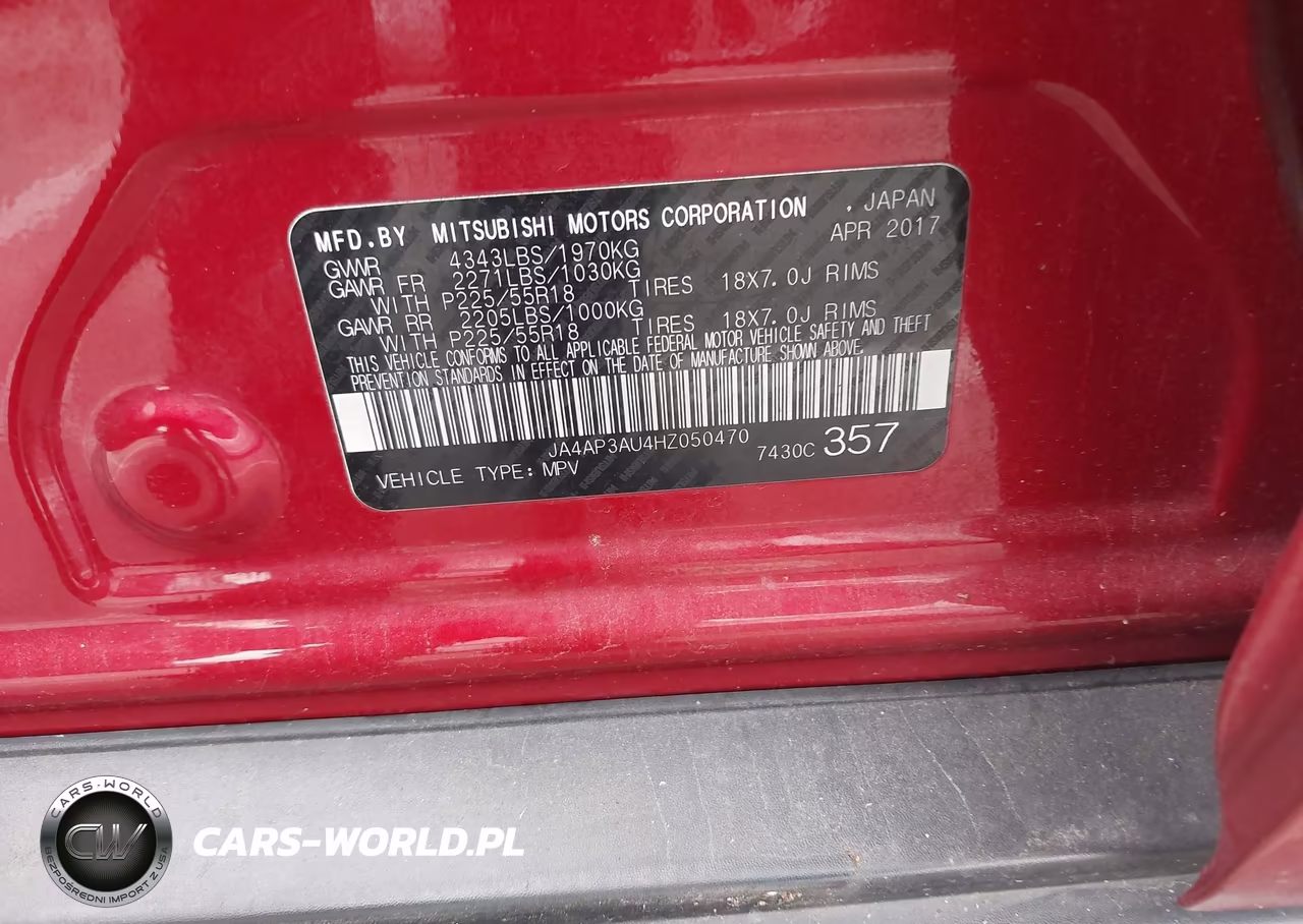 2017 Mitsubishi Outlander Sport 2.0 Es-2.0 Le VIN:JA4AP3AU4HZ050470 - 9