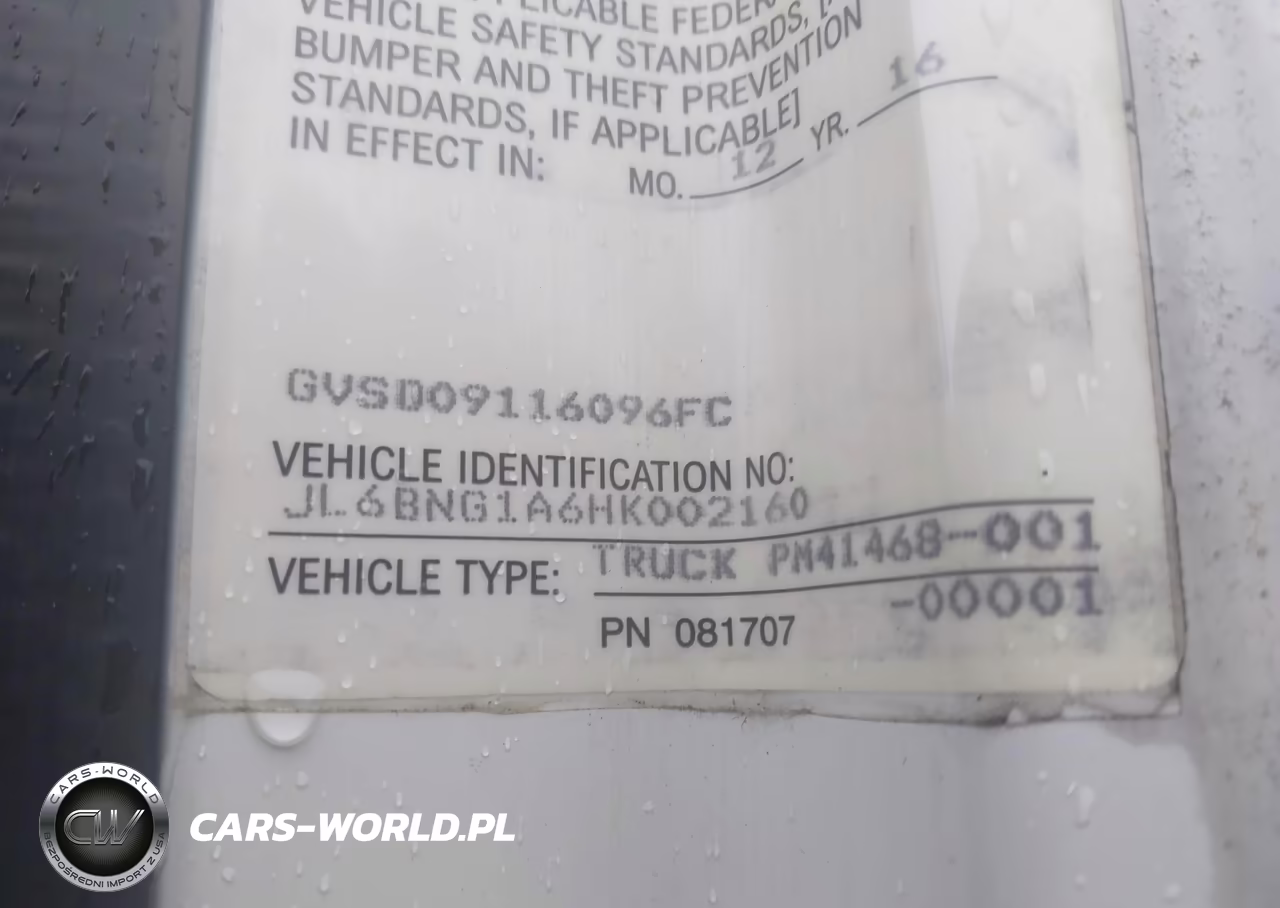 2017 Mitsubishi Fec72S VIN:JL6BNG1A6HK002160 - 8