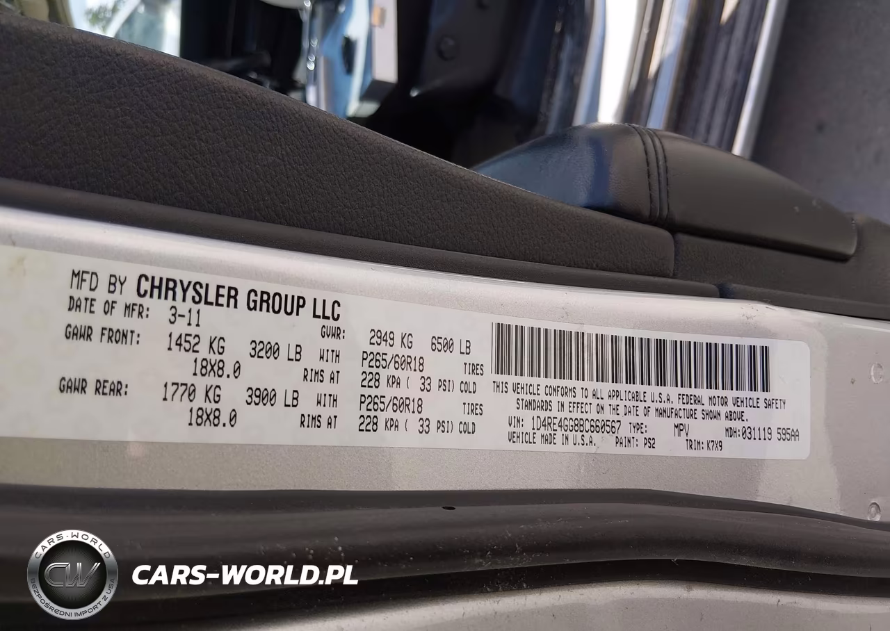 2011 Dodge Durango Crew VIN:1D4RE4GG8BC660567 - 9