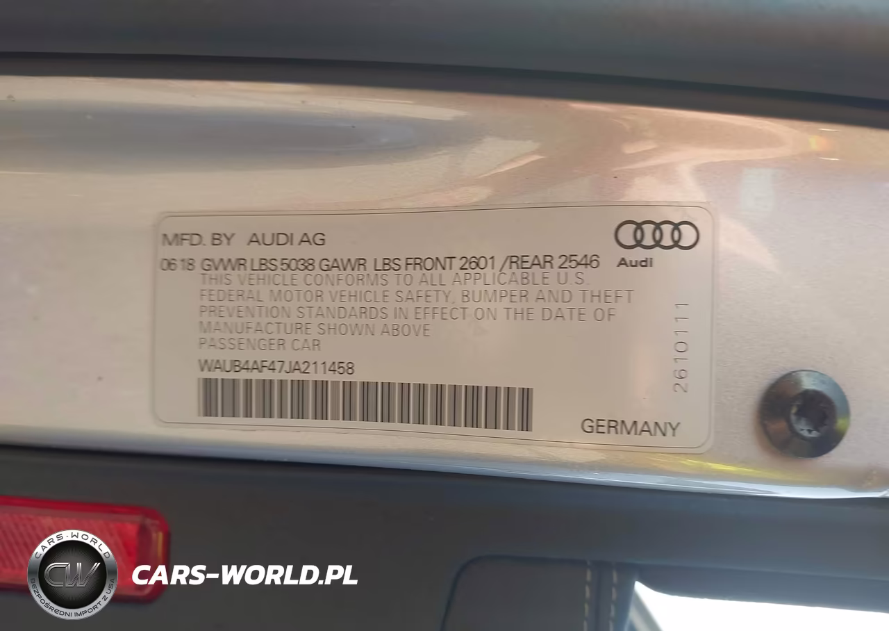 2018 Audi S4 3.0T Premium Plus VIN:WAUB4AF47JA211458 - 9