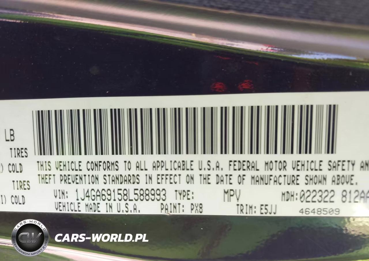 2008 Jeep Wrangler Unlimited Rubicon VIN:1J4GA69158L588993 - 9