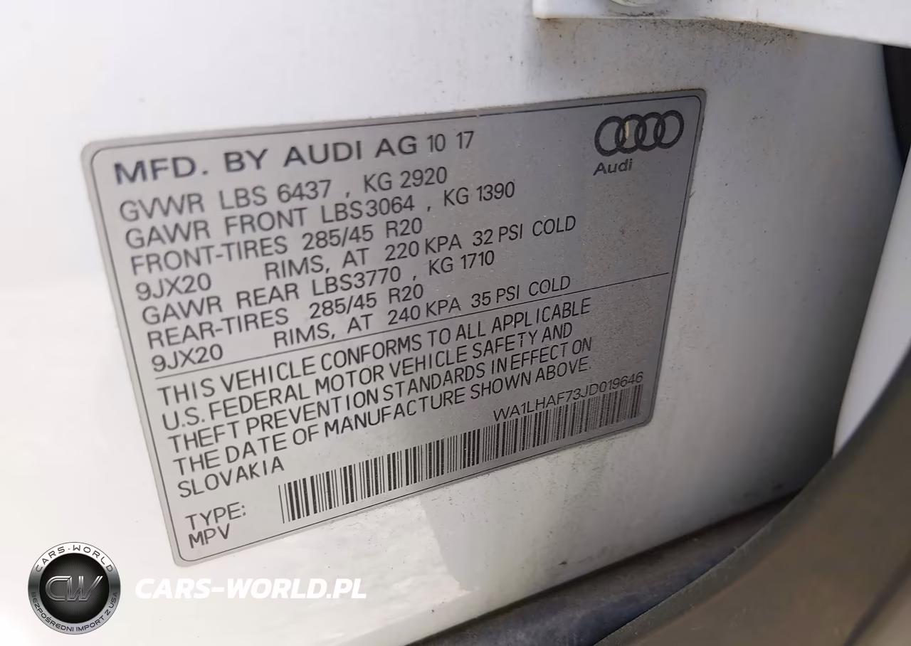 2018 Audi Q7 2.0T Premium VIN:WA1LHAF73JD019646 - 9