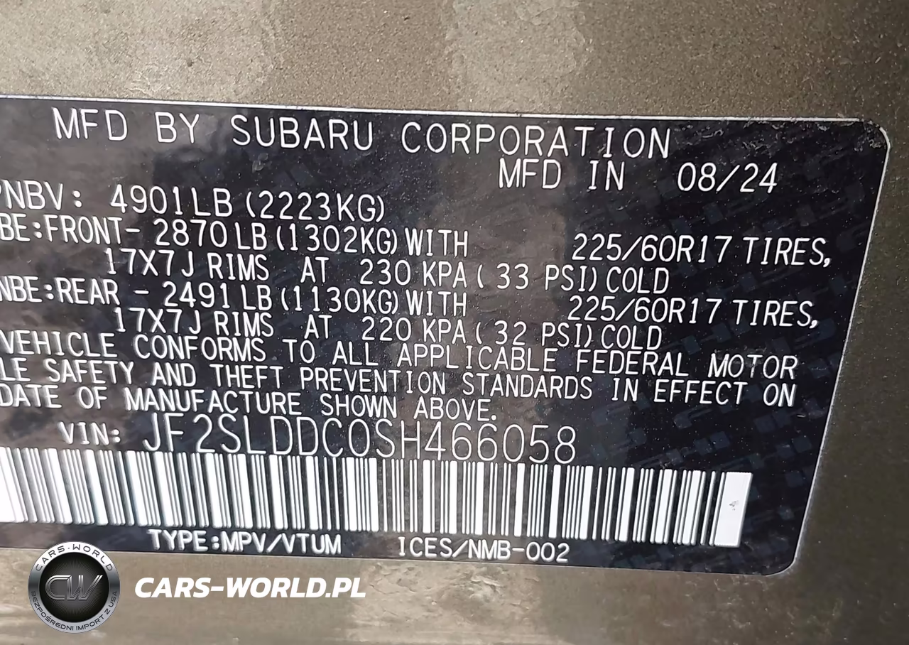 2025 Subaru Forester Premium VIN:JF2SLDDC0SH466058 - 9