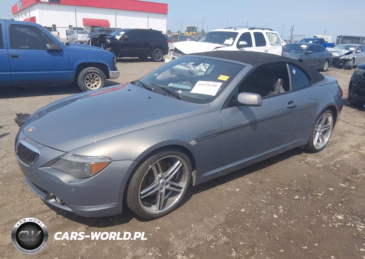2005 BMW 645Ci VIN:WBAEK73445B261048 - 2